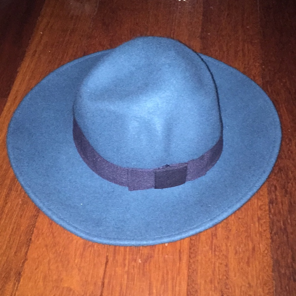 Filippo Catarzi teal wool felt fedora